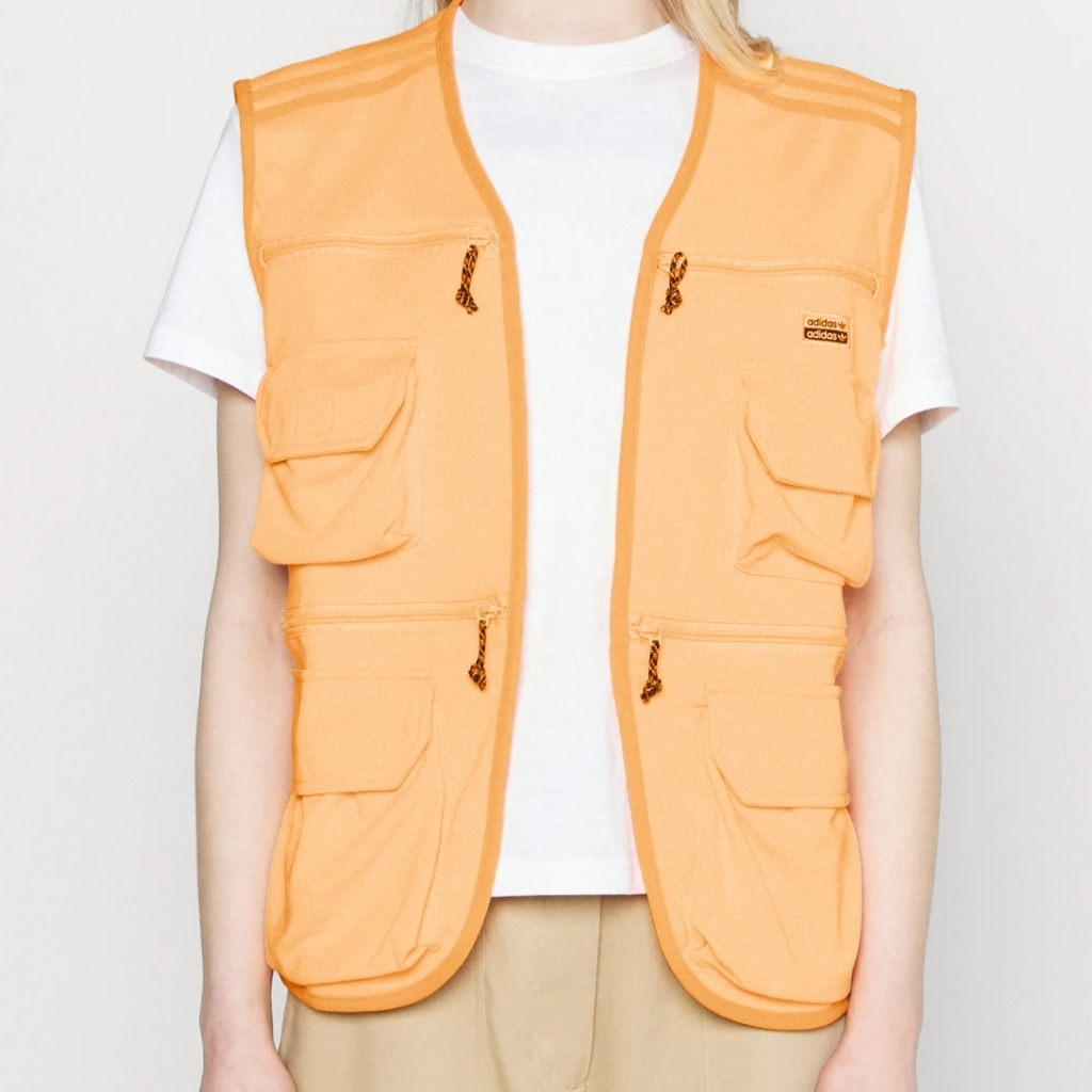 Adidas Womens Utility R.Y.V. Vest. Acid Orange.